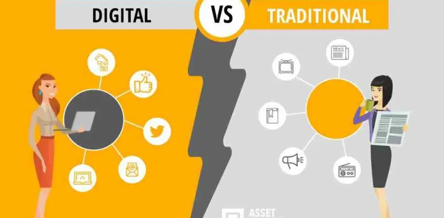 Digital marketing vs traditional marketing